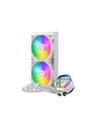 Cooler Master MasterLiquid 240 Atmos - Kylsystem med vätska till processorn - Elementstorlek: 240 mm - (för: LGA1156, LGA1155, LGA1150, LGA1151, AM4, LGA1200, LGA1700, AM5) - 120 mm - vit