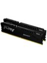 Kingston FURY Beast - DDR5 - sats - 32 GB: 2 x 16 GB - DIMM 288-pin - 1500 MHz / PC5-48000 - CL36 - 1.35 V - ej buffrad - on-die ECC - svart