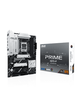 ASUS PRIME X870-P Moderkort - AMD X870 - AMD AM5 socket - DDR5 RAM - ATX