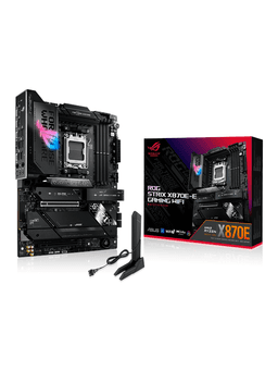 ASUS ROG STRIX X870E-E GAMING WIFI Moderkort - AMD X870E - AMD AM5 socket - DDR5 RAM - ATX