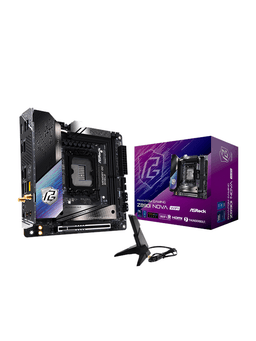 ASRock Z890I NOVA WIFI Moderkort - Intel Z890 - Intel LGA1851 socket - DDR5 RAM - Mini-ITX