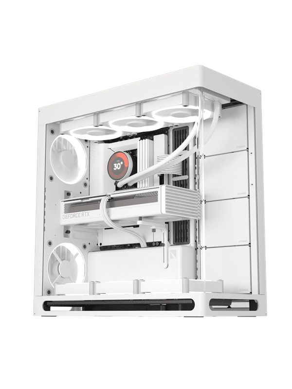 Havn HS 420 White - Chassi - Miditower - Vit