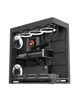 Havn HS 420 Black - Chassi - Miditower - Svart