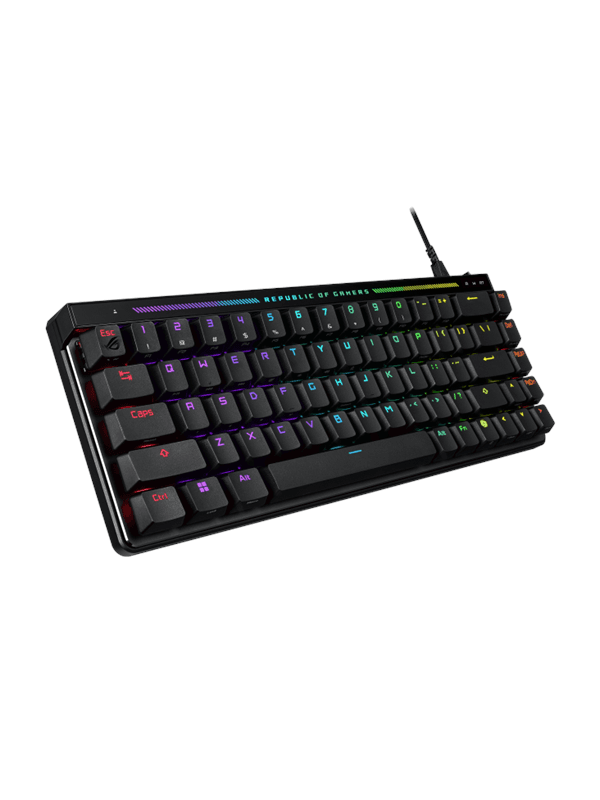 ASUS ROG Falchion ACE HFX - Magnetic switch - Gaming Tangentbord - Nordisk - Svart