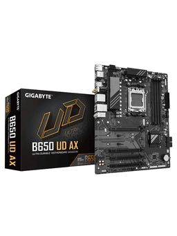 GIGABYTE B650 UD AX Moderkort - AMD B650 - AMD AM5 socket - DDR5 RAM - ATX