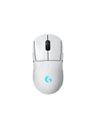 Logitech G PRO 2 LIGHTSPEED - Gamingmus - Optic - 8 knappar - Vit