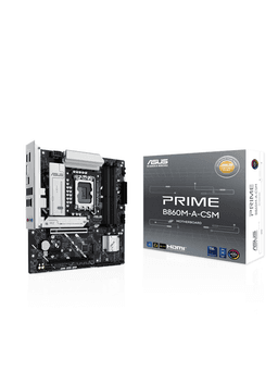 ASUS PRIME B860M-A-CSM Moderkort - Intel B860 - Intel LGA1851 socket - DDR5 RAM - Micro-ATX