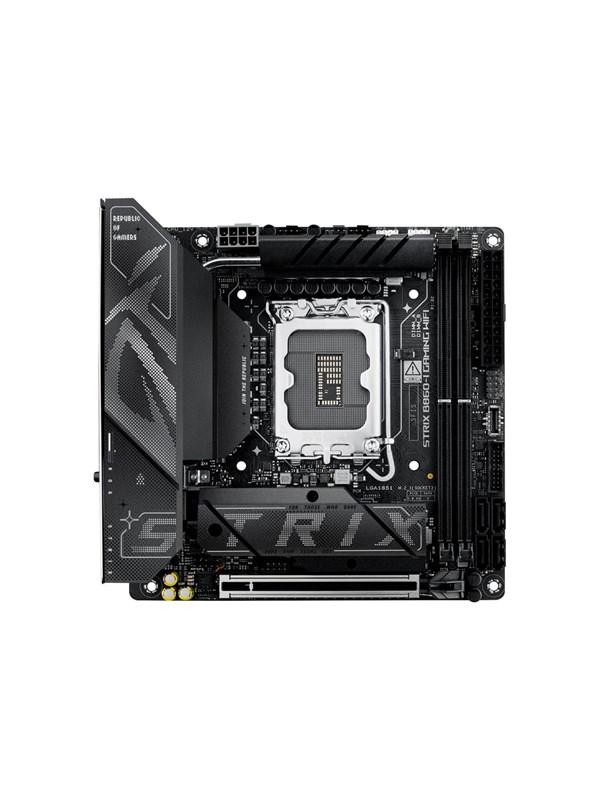 ASUS ROG STRIX B860-I GAMING WIFI Moderkort - Intel B860 - Intel LGA1851 socket - DDR5 RAM - Mini-ITX