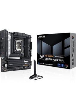 ASUS TUF GAMING B860M-PLUS WIFI Moderkort - Intel B860 - Intel LGA1851 socket - DDR5 RAM - Micro-ATX