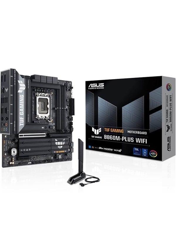ASUS TUF GAMING B860M-PLUS WIFI Moderkort - Intel B860 - Intel LGA1851 socket - DDR5 RAM - Micro-ATX