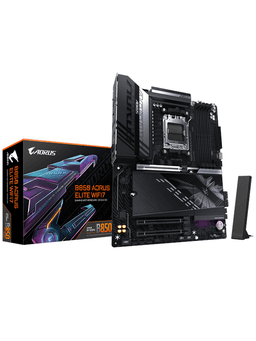 GIGABYTE B850 AORUS ELITE WIFI7 Moderkort - AMD B850 - AMD AM5 socket - DDR5 RAM - ATX