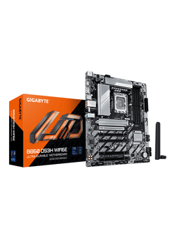 GIGABYTE B860 DS3H WIFI6E Moderkort - Intel B860 - Intel LGA1851 socket - DDR5 RAM - ATX