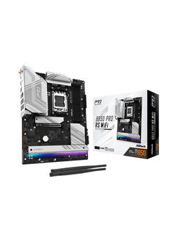 ASRock B850 Pro RS WiFi Moderkort - AMD B850 - AMD AM5 socket - DDR5 RAM - ATX
