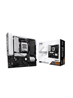 ASRock B850M Pro RS Moderkort - AMD B850 - AMD AM5 socket - DDR5 RAM - Micro-ATX