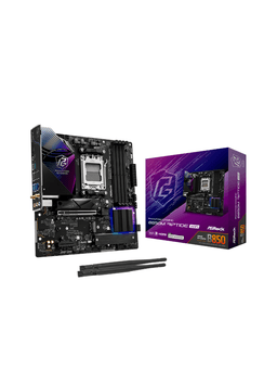 ASRock B850M Riptide WiFi Moderkort - AMD B850 - AMD AM5 socket - DDR5 RAM - Micro-ATX