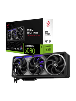 ASUS GeForce RTX 5080 ROG Astral OC - 16GB GDDR7 RAM - Grafikkort