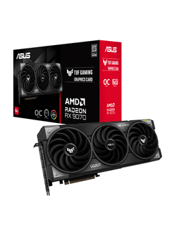 ASUS Radeon RX 9070 TUF OC - 16GB GDDR6 RAM - Grafikkort