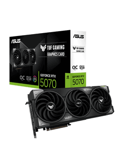 ASUS GeForce RTX 5070 TUF OC - 12GB GDDR7 RAM - Grafikkort