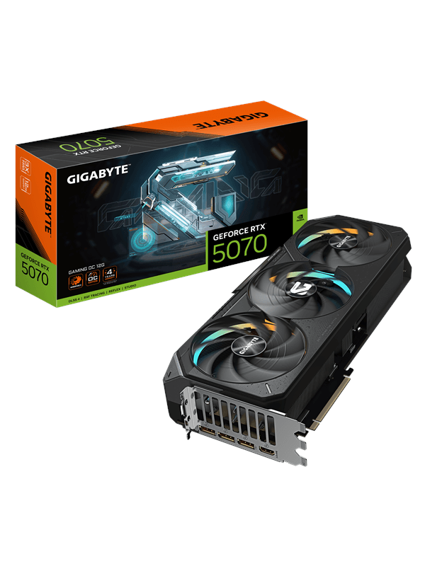 GIGABYTE GeForce RTX 5070 Ti GAMING OC - 16GB GDDR7 SDRAM - Grafikkort