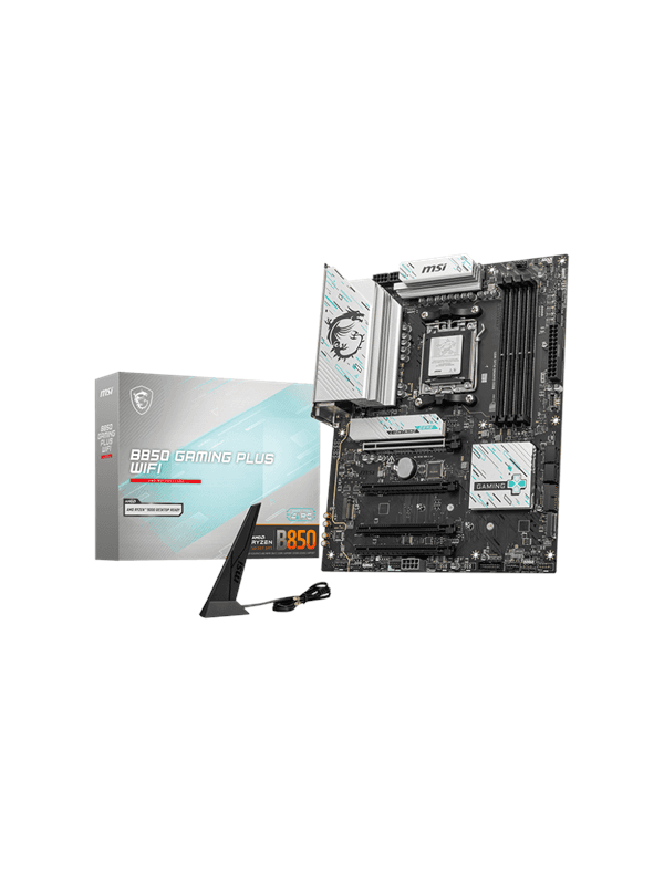 MSI B850 GAMING PLUS WIFI Moderkort - AMD B850 - AMD AM5 socket - DDR5 RAM - ATX