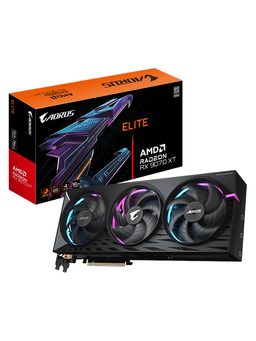 GIGABYTE Radeon RX 9070 XT AORUS Elite - 16GB GDDR6 RAM - Grafikkort