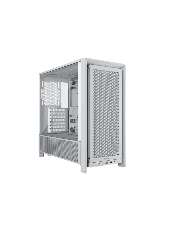 Corsair FRAME 4000D RS (3 white fans) - Chassi - Miditower - Vit