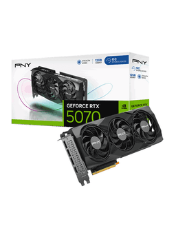 PNY GeForce RTX 5070 Triple Fan - 12GB GDDR7 RAM - Grafikkort
