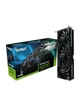 Palit GeForce RTX 5070 Infinity 3 - 12GB GDDR7 RAM - Grafikkort