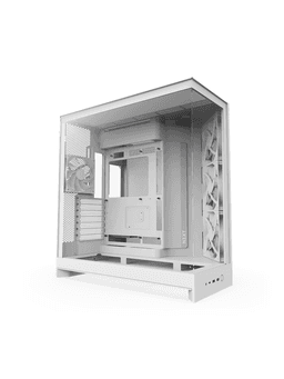 NZXT H9 Flow (2025) - All White - Chassi - Miditower - Vit