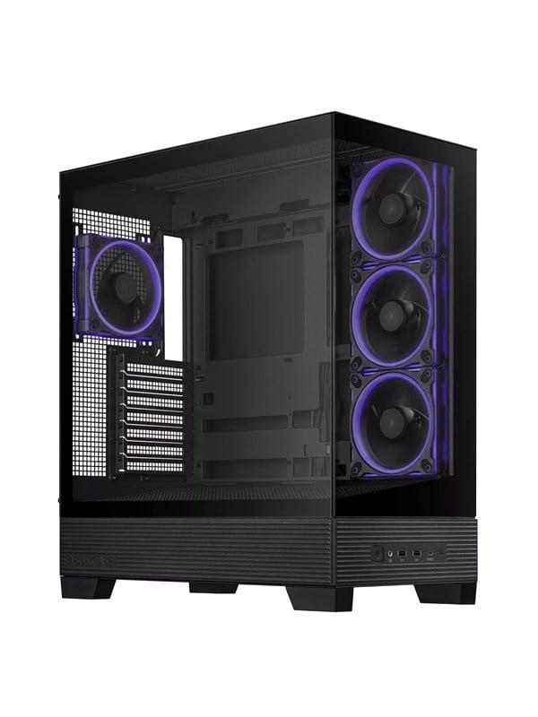 ASUS A31 PLUS TG ARGB BLACK - Chassi - Miditower - Svart