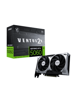 MSI GeForce RTX 5060 VENTUS 2X OC - 8GB GDDR7 RAM - Grafikkort