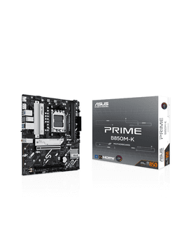 ASUS PRIME B850M-K Moderkort - AMD B850 - AMD AM5 socket - DDR5 RAM - Micro-ATX