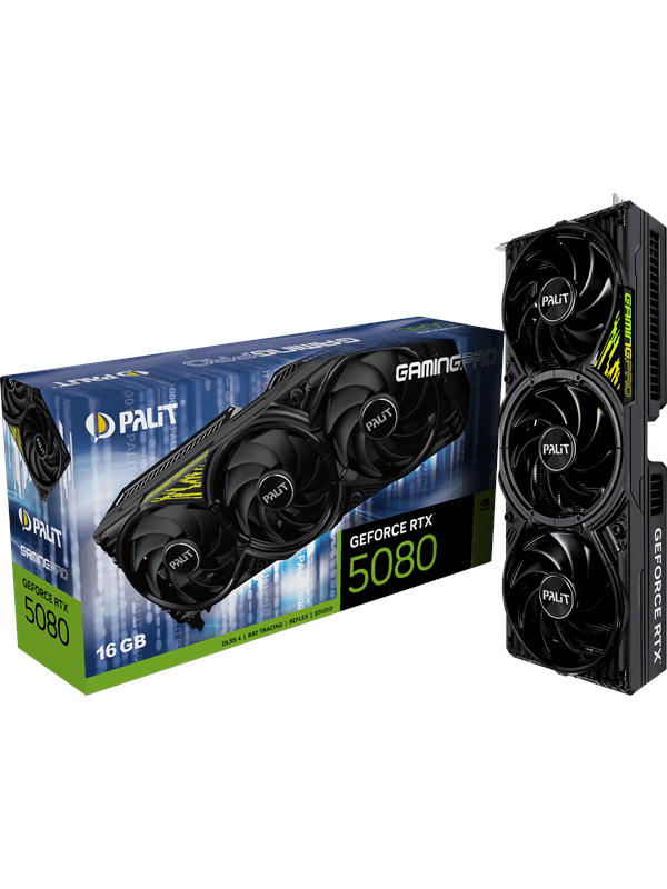 Palit GeForce RTX 5080 GamingPro V1 - 16GB GDDR7 RAM - Grafikkort