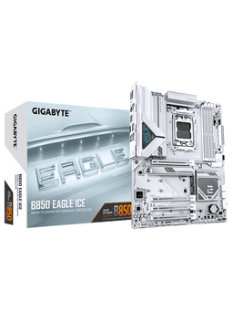 GIGABYTE B850 EAGLE ICE Moderkort - AMD B850 - AMD AM5 socket - DDR5 RAM - ATX