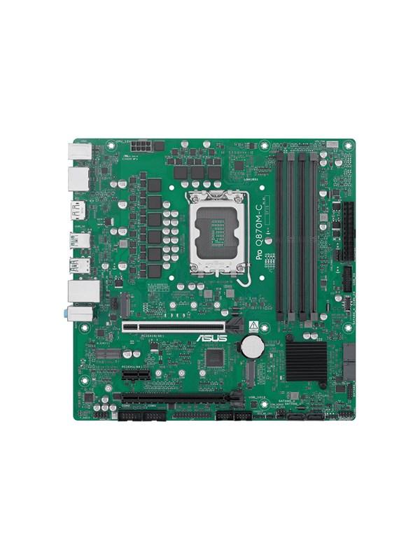 ASUS Pro Q870M-C-CSM Moderkort - Intel Q870 - Intel LGA1851 socket - DDR5 RAM - Micro-ATX