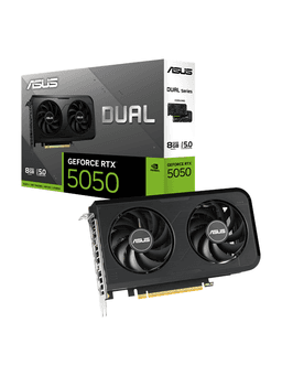 ASUS GeForce RTX 5050 DUAL OC - 8GB GDDR6 RAM - Grafikkort