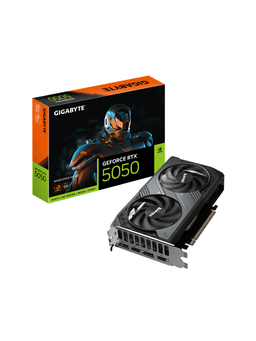 GIGABYTE GeForce RTX 5050 WindForce 2 OC - 8GB GDDR6 RAM - Grafikkort