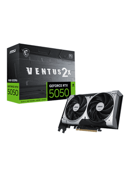 MSI GeForce RTX 5050 VENTUS 2X OC - 8GB GDDR6 RAM - Grafikkort