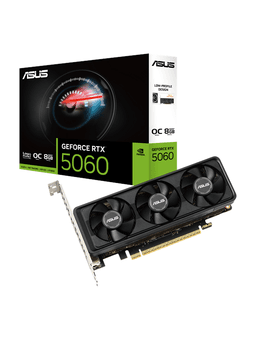ASUS GeForce RTX 5060 Low Profile BRK OC - 8GB GDDR7 RAM - Grafikkort