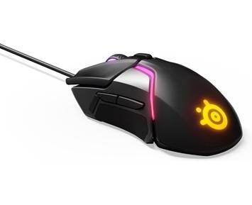 SteelSeries Rival 600 Gamingmus med dubbla Sensorer, Viktjustering och RGB-zoner