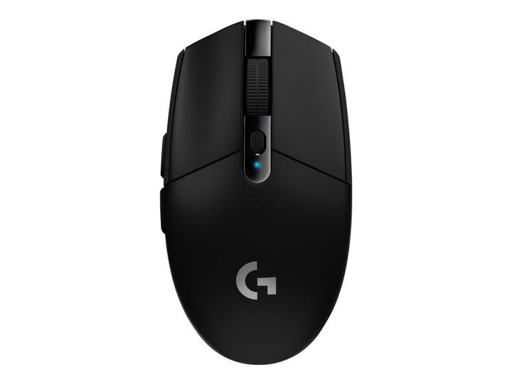 Logitech G305 Lightspeed Trådlös optisk mus med 6 knappar, Svart