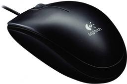 LOGITECH B100 optical USB mouse, 800 dpi, 180 cm cable, black