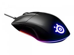 SteelSeries Rival 3 - Optisk Gamingmus med RGB-belysning, Svart