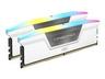 Corsair Vengeance RGB 32GB (2x16GB) / 5200MHz / DDR5 / CL40 / CMH32GX5M2B5200C40W - White