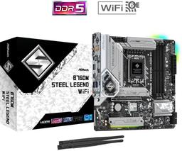 ASRock B760M Steel Legend WiFi Micro-ATX LGA1700 Intel B760