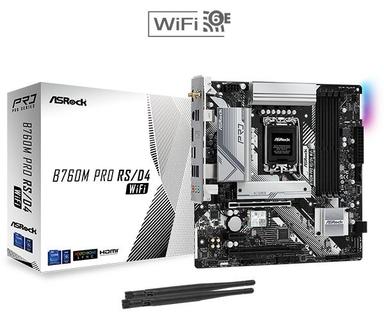 ASRock B760M Pro RS WiFi, DDR4 mATX LGA1700