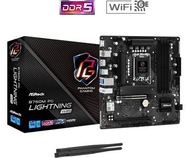 ASRock B760M PG Lightning WIFI mATX DDR5 S1700