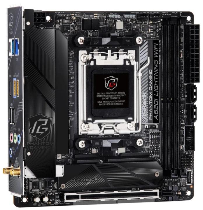 ASRock Phantom Gaming A620I Lightning WiFi Micro-ATX Socket AM5 AMD A620