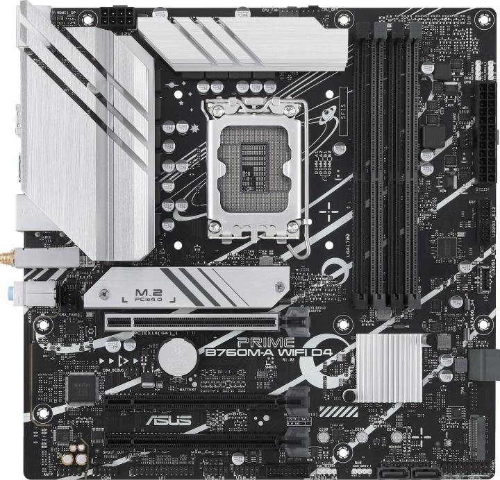 ASUS PRIME B760M-A WIFI D4 mATX-moderkort