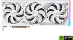 ASUS GeForce ROG-STRIX-RTX4090-O24G-WHITE grafikkort, vit